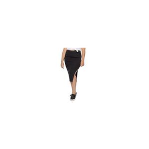 Black Tape Trendy Plus Size Midi Sweater Skirt